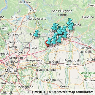 Mappa 24042 Capriate San Gervasio BG, Italia (11.29333)