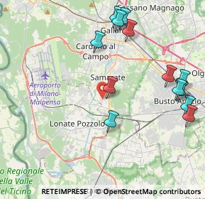 Mappa Via Papini Giovanni, 21017 Samarate VA, Italia (4.73769)