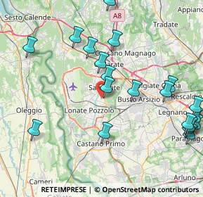 Mappa Via Papini Giovanni, 21017 Samarate VA, Italia (9.9125)