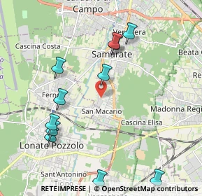 Mappa Via Papini Giovanni, 21017 Samarate VA, Italia (2.29545)