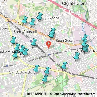 Mappa Via Todi, 21052 Busto Arsizio VA, Italia (1.2725)