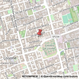 Mappa Via Sant'Agnese, 40, 20851 Lissone, Monza e Brianza (Lombardia)