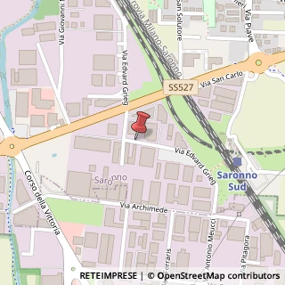 Mappa Via Grieg, 38, 21047 Saronno, Varese (Lombardia)