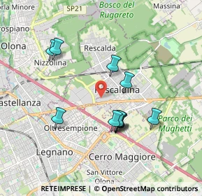 Mappa Via Fratelli Rosselli, 20027 Rescaldina MI, Italia (1.64273)