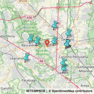Mappa SS 527, 21040 Uboldo VA, Italia (3.55273)
