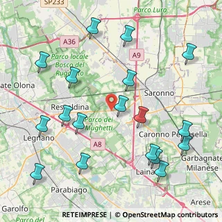 Mappa SS 527, 21040 Uboldo VA, Italia (4.935)