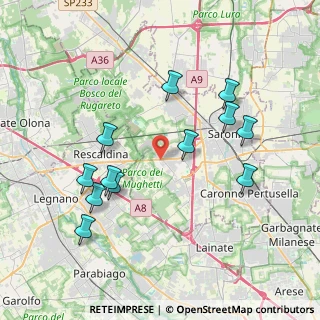 Mappa SS 527, 21040 Uboldo VA, Italia (3.945)
