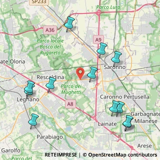 Mappa SS 527, 21040 Uboldo VA, Italia (5.15333)