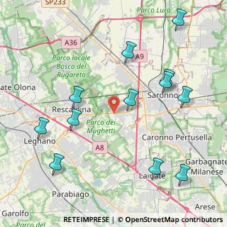 Mappa SS 527, 21040 Uboldo VA, Italia (4.84833)