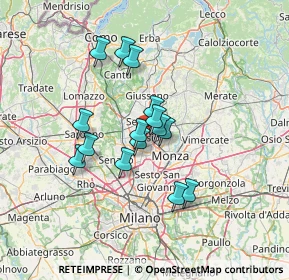 Mappa Via Michelangelo Buonarroti, 20033 Desio MB, Italia (10.394)