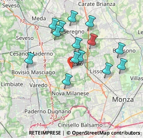 Mappa Via Michelangelo Buonarroti, 20033 Desio MB, Italia (3.40714)