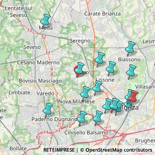 Mappa Via Michelangelo Buonarroti, 20033 Desio MB, Italia (4.85294)