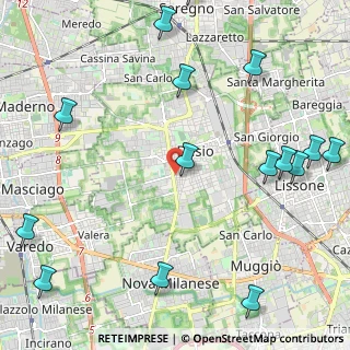 Mappa Via Michelangelo Buonarroti, 20033 Desio MB, Italia (3.03)