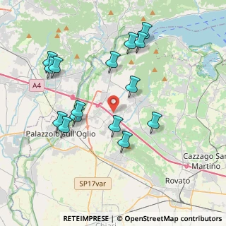 Mappa Via Lucerna, 25030 ADRO BS, Italia (3.98733)