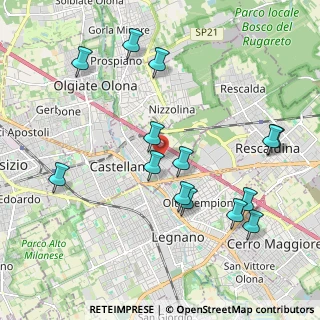 Mappa Via Gerenzano, 21053 Castellanza VA, Italia (2.16143)