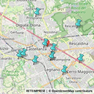 Mappa Via Gerenzano, 21053 Castellanza VA, Italia (2.11091)
