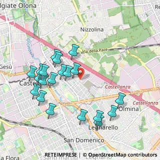 Mappa Via Gerenzano, 21053 Castellanza VA, Italia (1.0215)