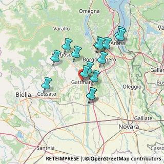 Mappa Via Caio Mario, 13045 Gattinara VC, Italia (11.56733)