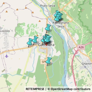 Mappa Via Caio Mario, 13045 Gattinara VC, Italia (1.29867)