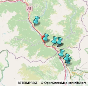 Mappa Via E. Chanoux, 11020 Hone AO, Italia (6.53727)