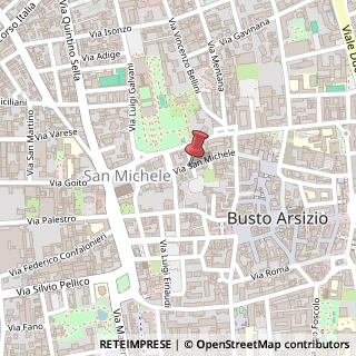 Mappa Via S. Michele, 9, 21013 Busto Arsizio, Varese (Lombardia)
