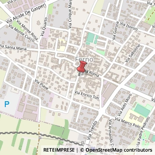 Mappa Piazza Dante Alighieri, 7, 21010 Ferno, Varese (Lombardia)