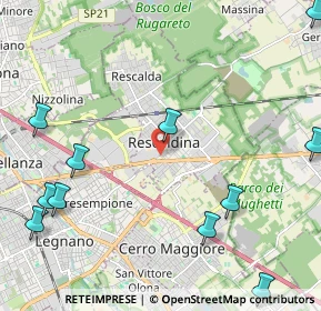 Mappa Via Cristoforo Colombo, 20027 Rescaldina MI, Italia (3.06583)
