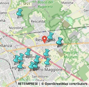 Mappa Via Cristoforo Colombo, 20027 Rescaldina MI, Italia (2.17)