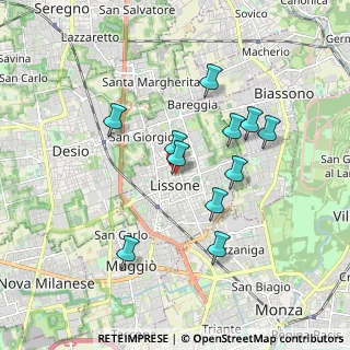Mappa Via Aliprandi, 20851 Lissone MB, Italia (1.61091)