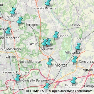 Mappa Via Aliprandi, 20851 Lissone MB, Italia (5.58385)