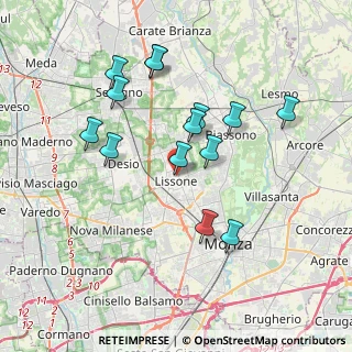 Mappa Via Aliprandi, 20851 Lissone MB, Italia (3.53357)