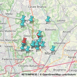 Mappa Via Aliprandi, 20851 Lissone MB, Italia (3.2875)