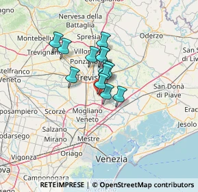 Mappa Via S. Pio X, 31032 Casale sul Sile TV, Italia (8.26077)