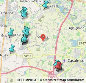 Mappa Via S. Pio X, 31032 Casale sul Sile TV, Italia (2.468)