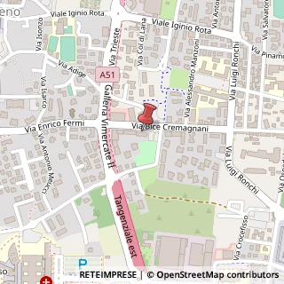Mappa Via B. Cremagnani, 15, 20871 Vimercate, Monza e Brianza (Lombardia)