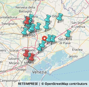 Mappa Via Eleonora Duse, 31056 Roncade TV, Italia (12.9515)