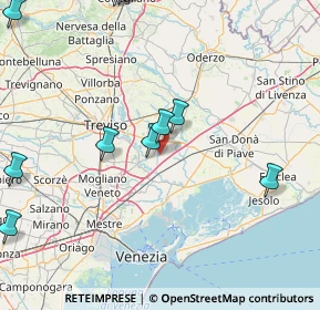 Mappa Via Eleonora Duse, 31056 Roncade TV, Italia (21.35636)