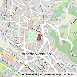 Mappa Via Giacomuni, 21a, 36073 Cornedo Vicentino, Vicenza (Veneto)