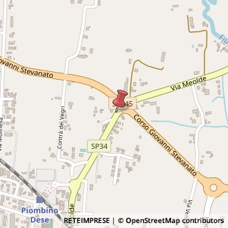 Mappa Via Meolde, 34, 35017 Piombino Dese, Padova (Veneto)