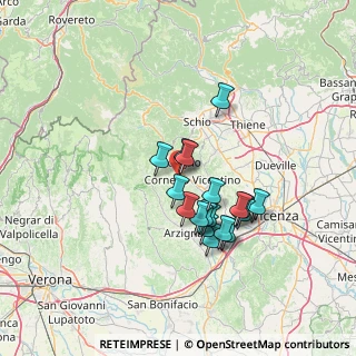 Mappa Contrada Lattei, 36078 Valdagno VI, Italia (11.33278)