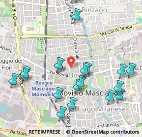 Mappa Via XX Settembre, 20813 Bovisio-Masciago MB, Italia (0.5835)