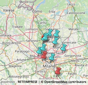 Mappa Via XX Settembre, 20813 Bovisio-Masciago MB, Italia (9.82)