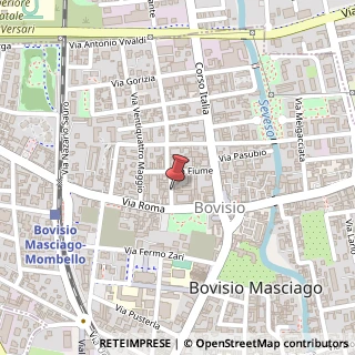 Mappa Via XX Settembre, 6, 20813 Bovisio-Masciago, Monza e Brianza (Lombardia)