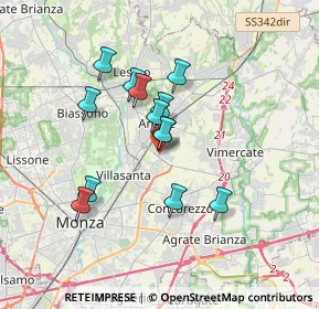 Mappa Via Galileo Galilei, 20862 Arcore MB, Italia (2.82846)