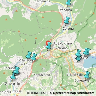 Mappa Via Ponte Pier, 25089 Villanuova sul Clisi BS, Italia (3.21467)