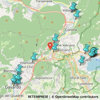 Mappa Via Ponte Pier, 25089 Villanuova sul Clisi BS, Italia (3.21889)