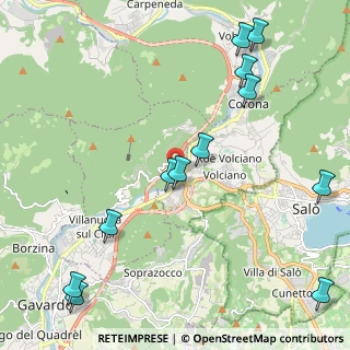 Mappa Via Ponte Pier, 25089 Villanuova sul Clisi BS, Italia (2.69167)
