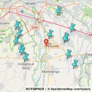 Mappa Strada Provinciale, 24050 Cavernago BG, Italia (4.86923)