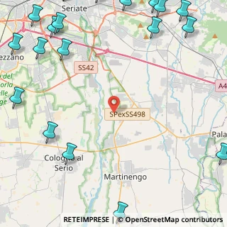 Mappa Strada Provinciale, 24050 Cavernago BG, Italia (7.6935)