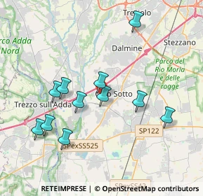 Mappa Via Dante Alighieri, 24046 Osio Sotto BG, Italia (3.68182)